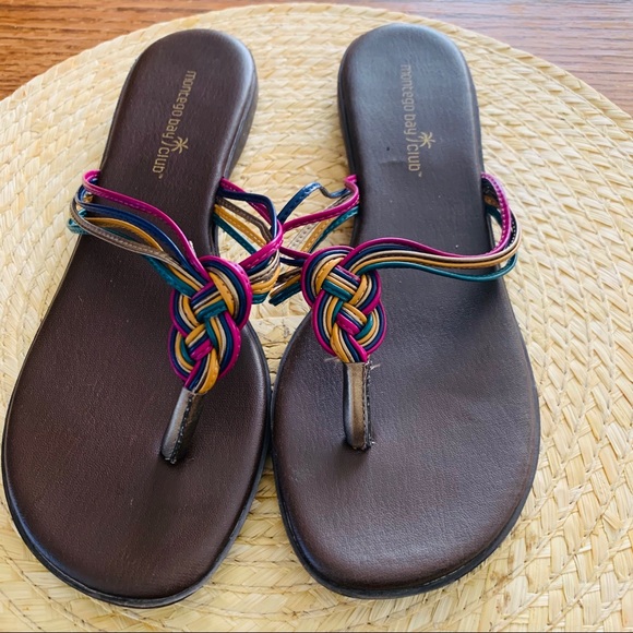 Montgomery Bay Club Thong Slip-on Sandals Size 8.5 - Picture 2 of 10